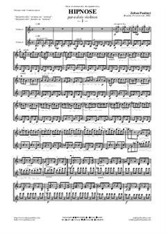 Hipnose para 2 violinos (2002)